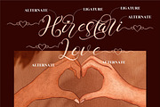 Hirestari Love Script LS, a Script Font by GranzCreative (Thumbnail 11 of 15)