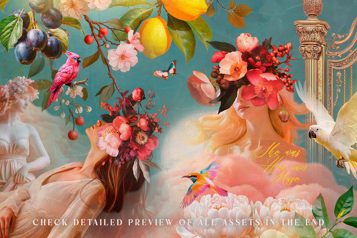 Eden's Garden Collage Creator, an Object Graphic by Anna Babich (Photo 4 of 9)