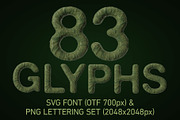 The Monster Bitmap Font & PNGs, a Sans Serif Font by Creative Graphics (Thumbnail 3 of 8)