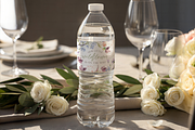 Elegant Water Bottle Mockup on Table, a Product Mockup by TatiMockup (Thumbnail 4 of 4)