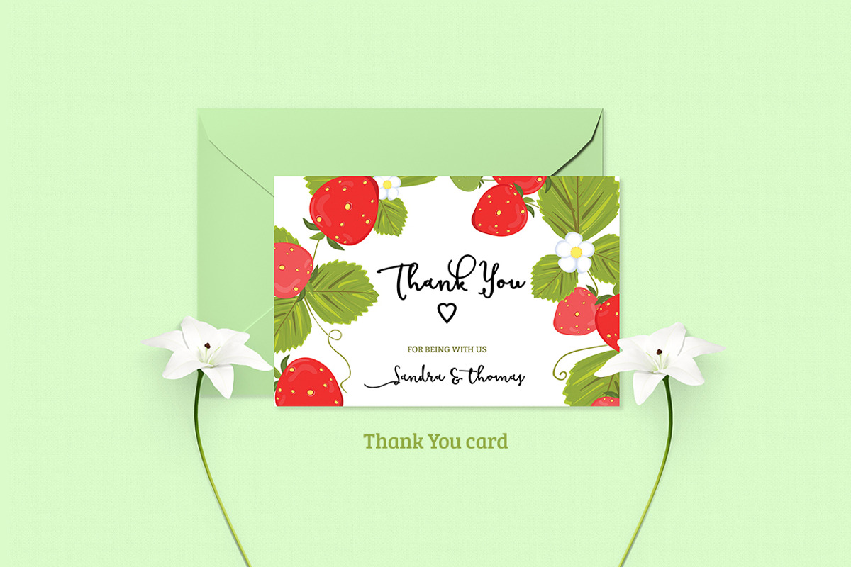 Summer Wedding Invitation Set, an Invitation Template by land art (Photo 2 of 9)