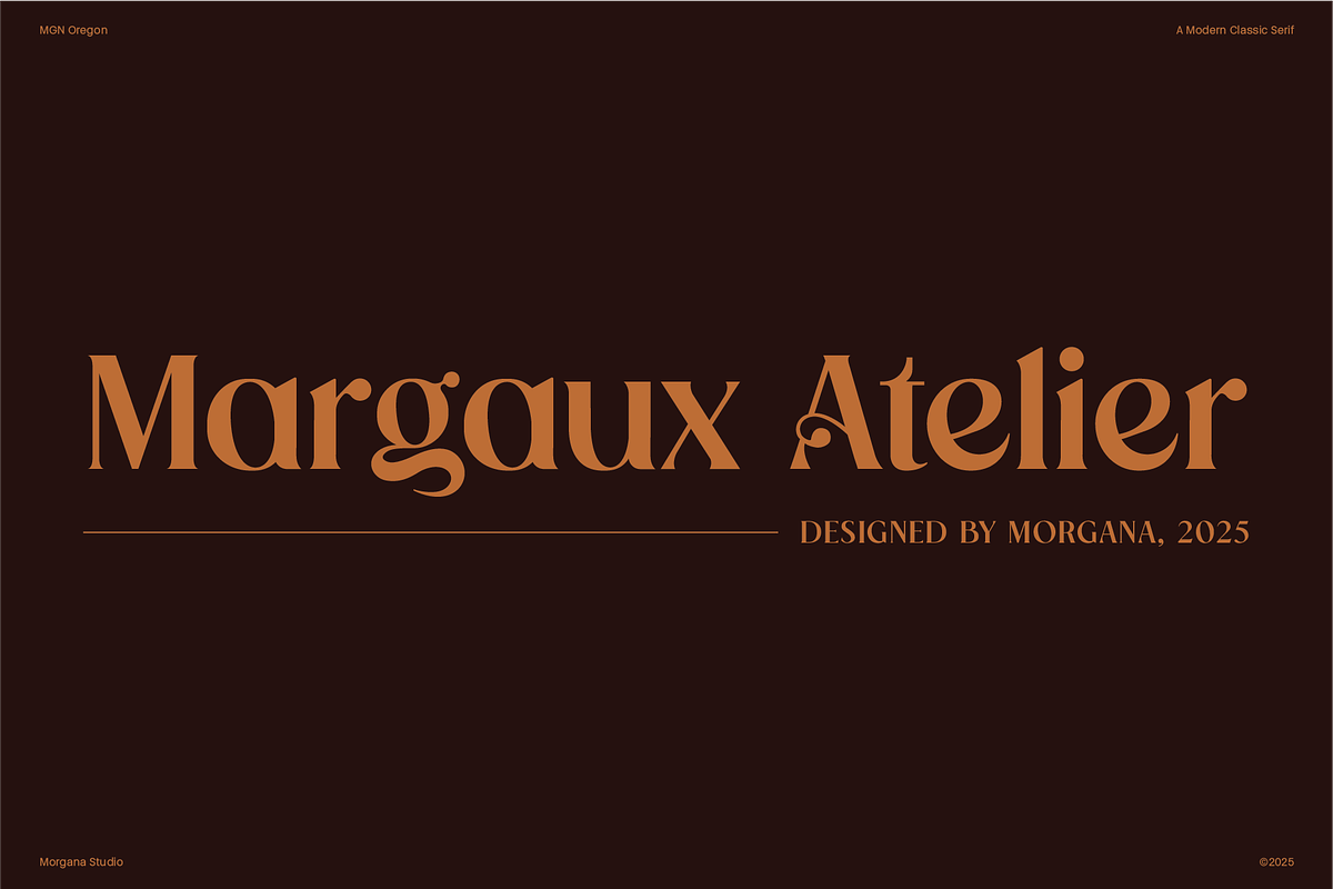 MGN Oregon, a Serif Font by Morgana Studio (Photo 8 of 12)