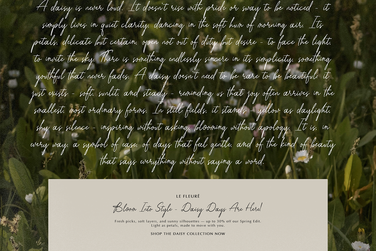 Sekar Wangi Casual Handwritten Font, a Font by gracetype_studio (Photo 9 of 12)