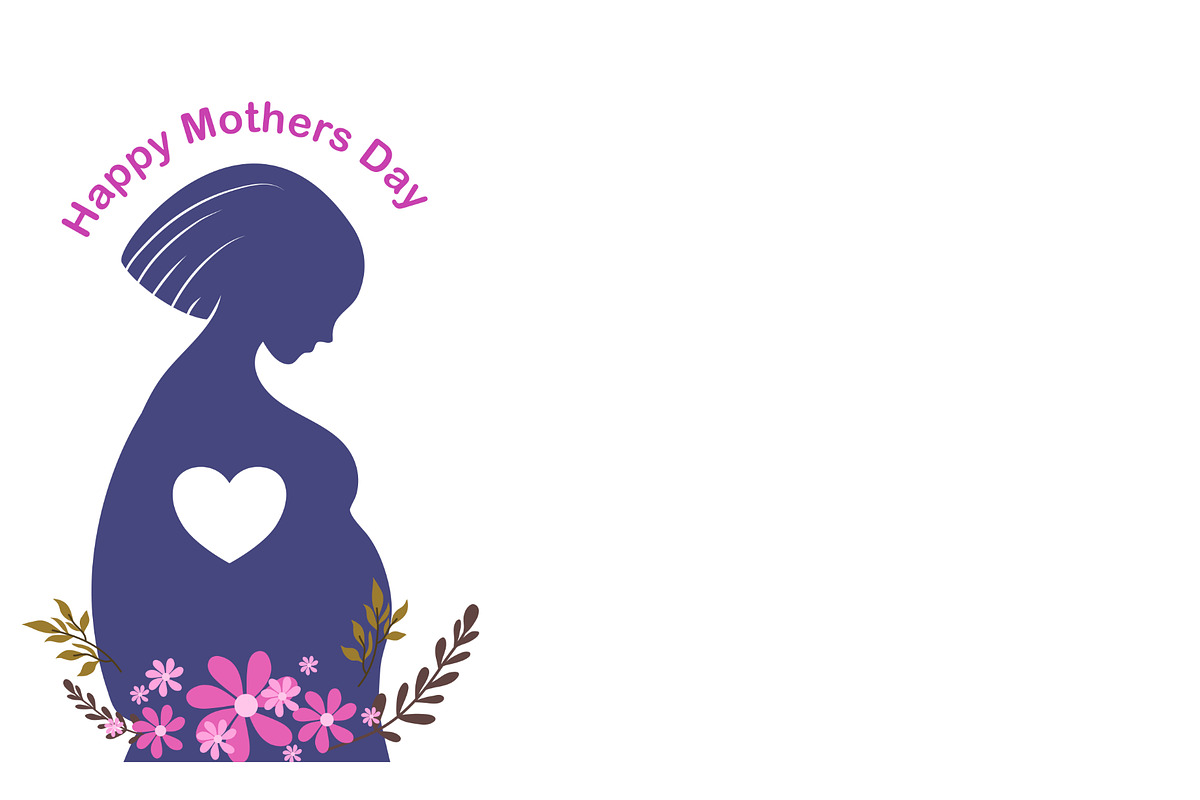 Mothers day background vector set, a Seasonal Illustration by foxndeer (Photo 3 of 4)