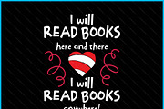 I Heart Books Reader SVG PNG, a Graphic by Creativeusart (Thumbnail 2 of 4)
