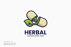 Herbal Medicine Logo, a Branding & Logo Template by Zeer Graphic