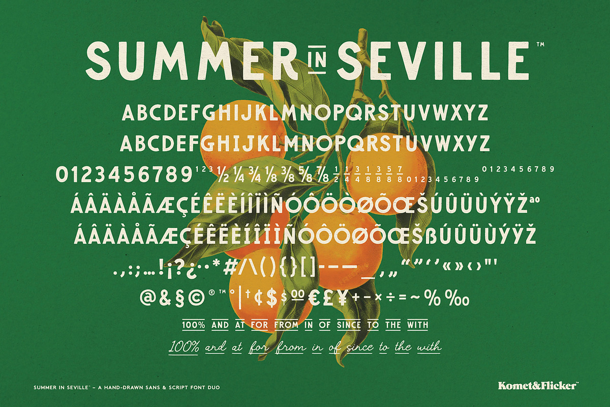 Summer in Seville, a Font by Komet & Flicker (Photo 15 of 15)
