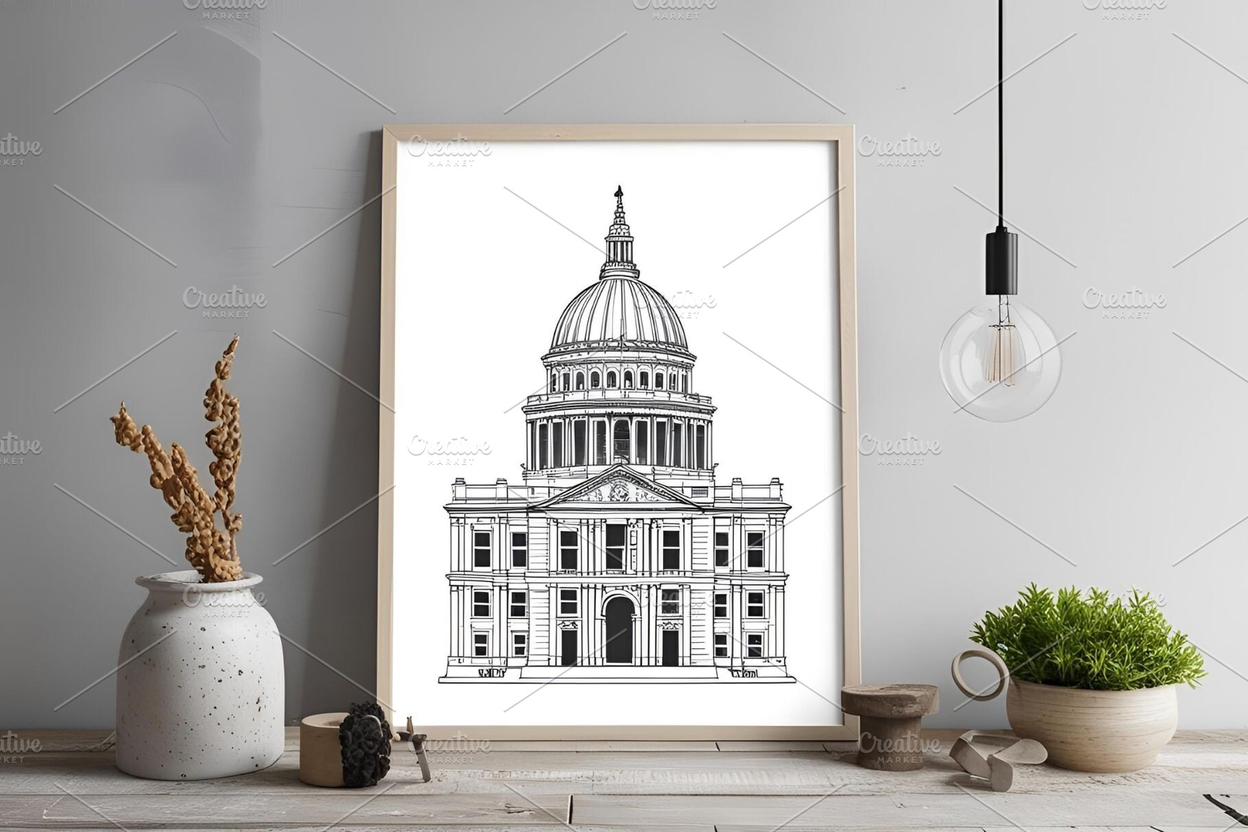 Architecture sketch frame art, an Architecture Photo by ComfortQ