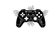 set of gaming controller silhouettes, an Illustration by Amazin_art (Thumbnail 28 of 41)