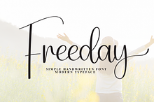 Freeday | Script Font