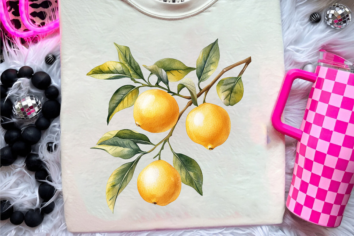Cozy Yellow Summer Clipart, an Illustration by CreationArt (Photo 5 of 9)