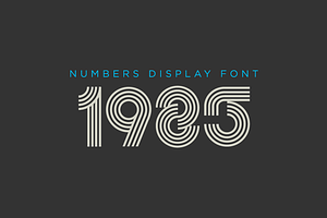 0261 - Numbers Font