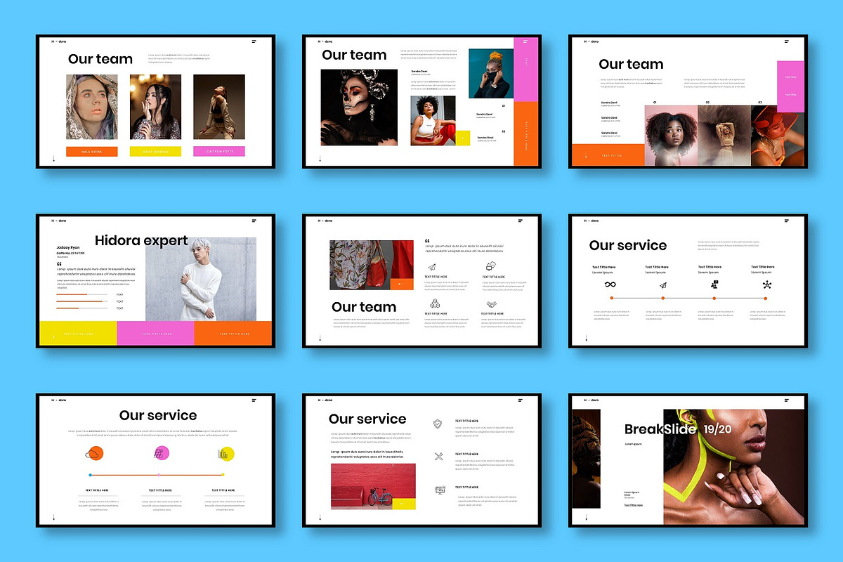 Hidora - Business Google Slide, a Presentation Template by Dens Creative Studio (Photo 3 of 6)