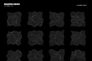 WARPED GRIDS vol.1 - Grid designs, an Object Graphic by RAWSTR (Thumbnail 3 of 17)