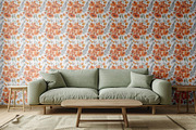 Bloom. Patterns & floral clipart, a Pattern Graphic by Tilling (Thumbnail 6 of 8)
