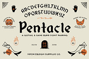 Pentacle Font, a Blackletter Font by Design Surplus (Thumbnail 1 of 6)