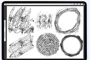 Procreate Brushes - Messy Details, a Brush Add-On by Li Zamperini (Thumbnail 9 of 10)