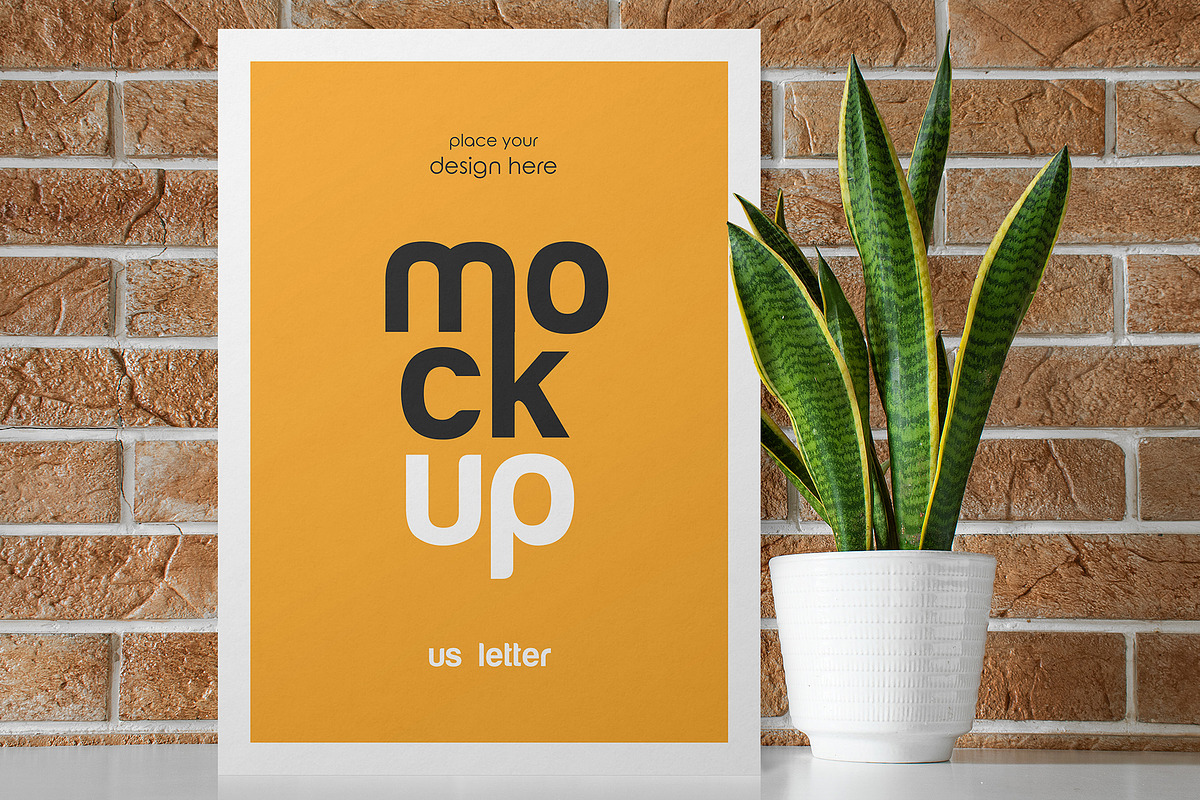 Room Interior Poster Mockup, a Print Template by Country4k (Photo 1 of 2)