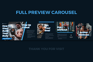 Gym Trainer Keynote Carousel