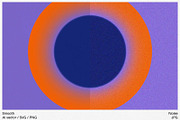 GRADIAL - 200 Radial Gradients, a Background Graphic by kloroform (Thumbnail 8 of 12)