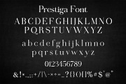 Prestiga | Elegant & Modern Display, a Serif Font by OWPictures (Thumbnail 8 of 8)