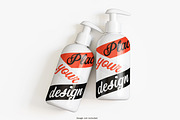 Cosmetic pump mockup bundles, a Cups & Container Mockup by Ambo Ampeng (Thumbnail 14 of 32)