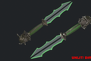 5 Fantasy Stylish Dagger -PBR-, an Object 3D Model by TFE Game Art (Thumbnail 4 of 16)