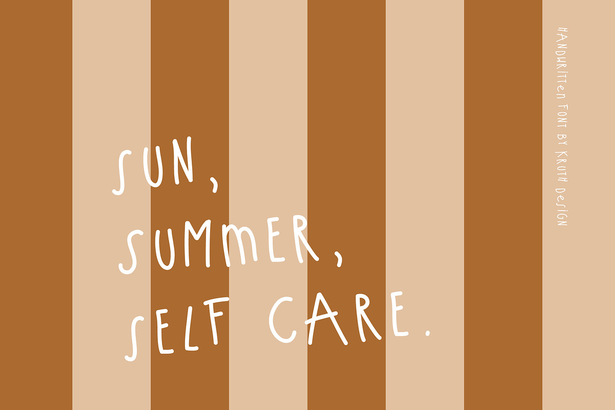 The Kids Font / handwritten, a Handwritten Font by KruthDesign (Photo 11 of 11)