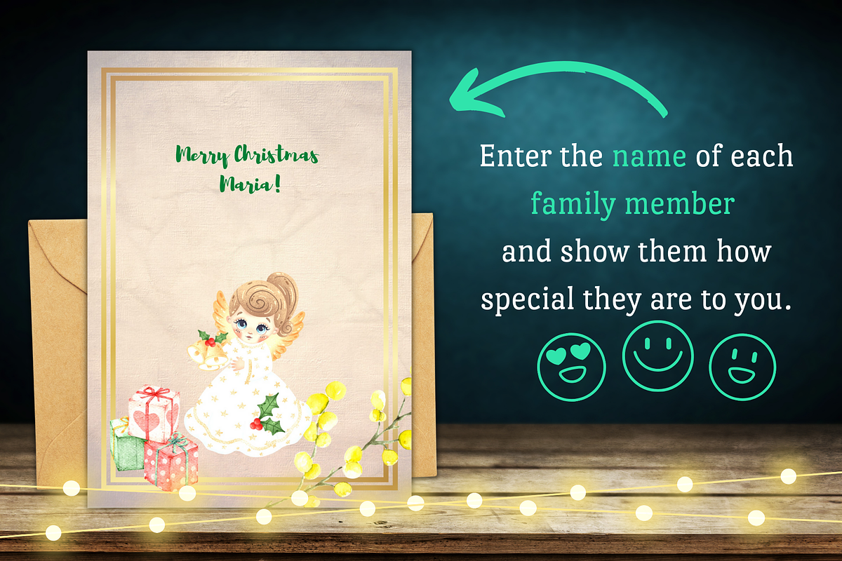Christmas Card Templates Canva Set, a Card Template by Ellis Art (Photo 2 of 5)
