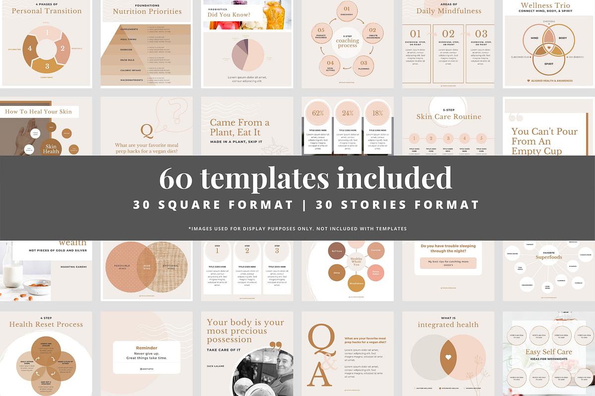 Instagram Charts, Graphs, Quotes, a Social Media Template by Brand Spanking You (Photo 2 of 6)