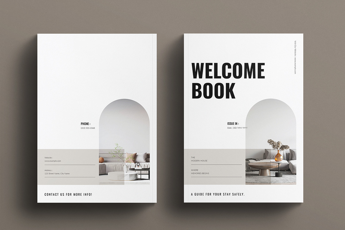Digital Welcome Book Template, a Brochure Template by E-Type (Photo 7 of 7)