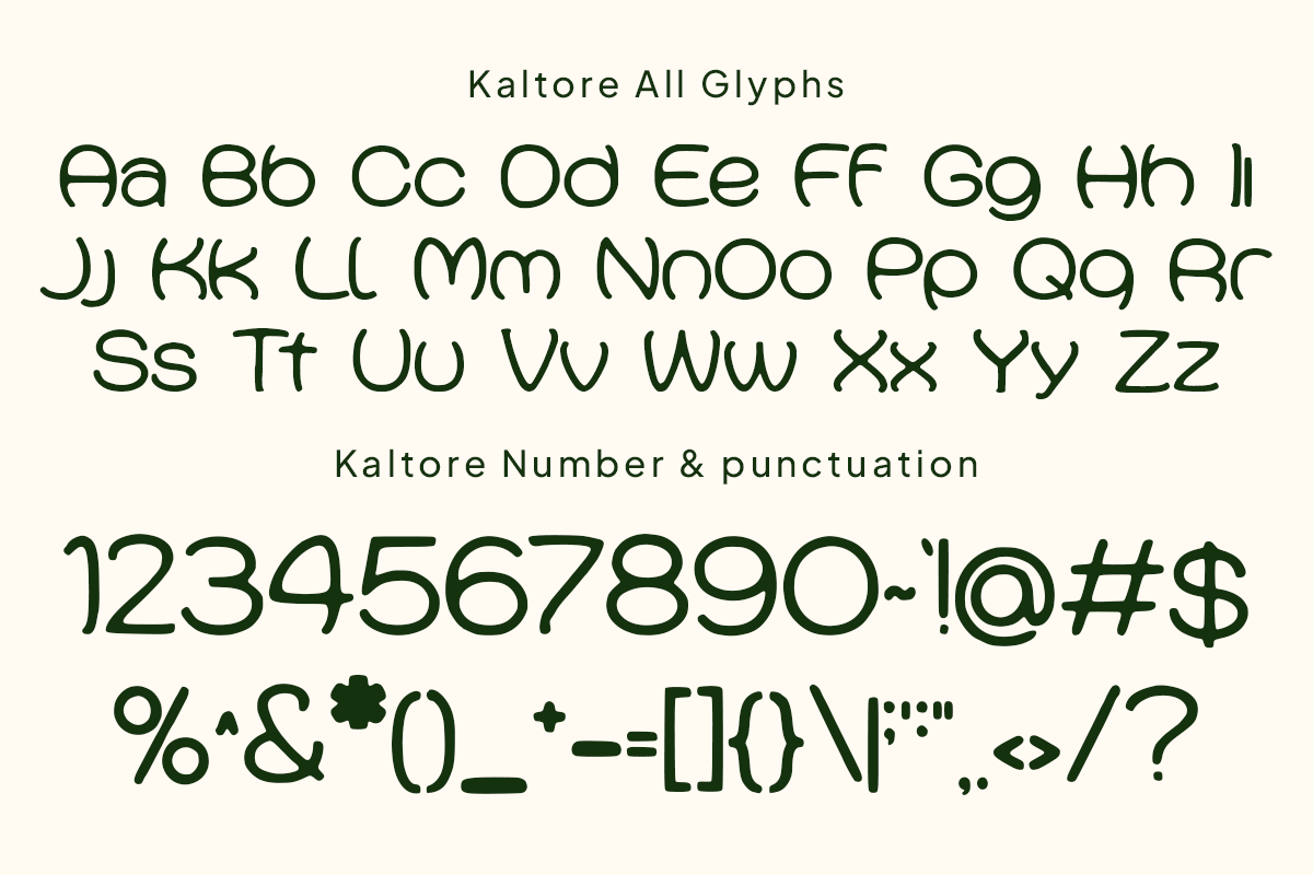 Kaltore - Cafe Handdrawn Font, a Handwritten Font by Pandeka Studio (Photo 9 of 9)