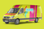 Transporter Van PSD Mockup, an Advertising Mockup by Sinlatown (Thumbnail 5 of 6)