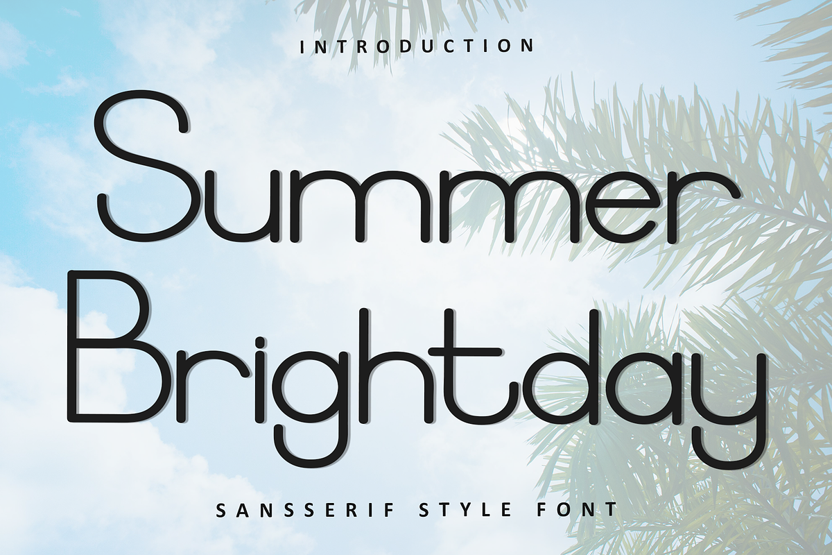 Summer Brightday, a Sans Serif Font by FreshTypeINK (Photo 1 of 8)