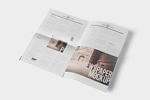 Professional Newspaper Ad PSD Mockup