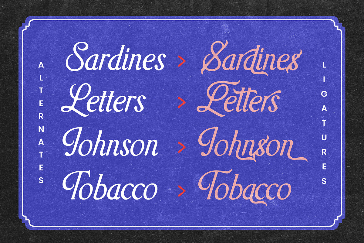 Antique Seaside, a Script Font by Letter Fresh (Photo 11 of 13)
