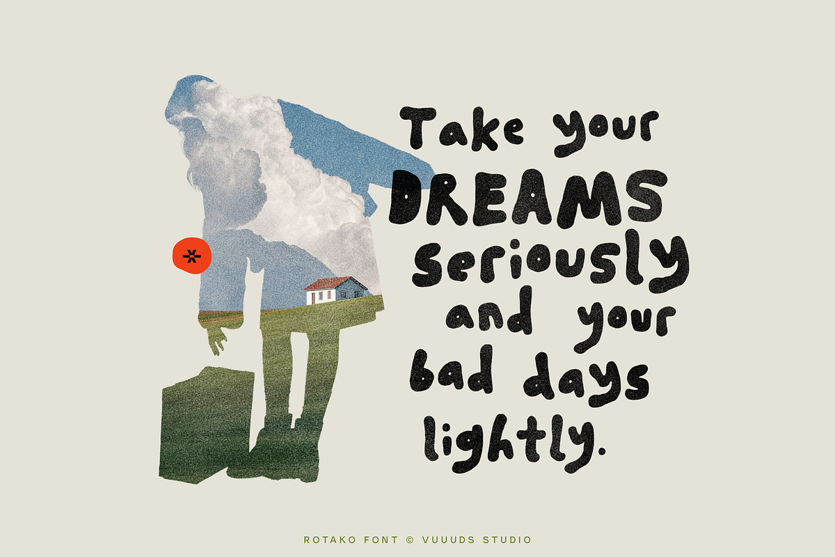 Rotako, a Sans Serif Font by vuuuds (Photo 7 of 10)