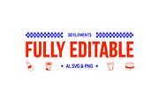 American Lunch · Burger Illustration, a Food Illustration by BluWisp (Thumbnail 2 of 6)