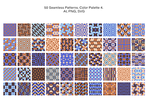 Seamless Geometric Patterns Set