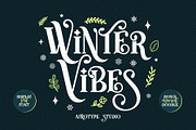 Winter Vibes - Modern All Caps Serif, a Serif Font by Airotype (Thumbnail 1 of 11)