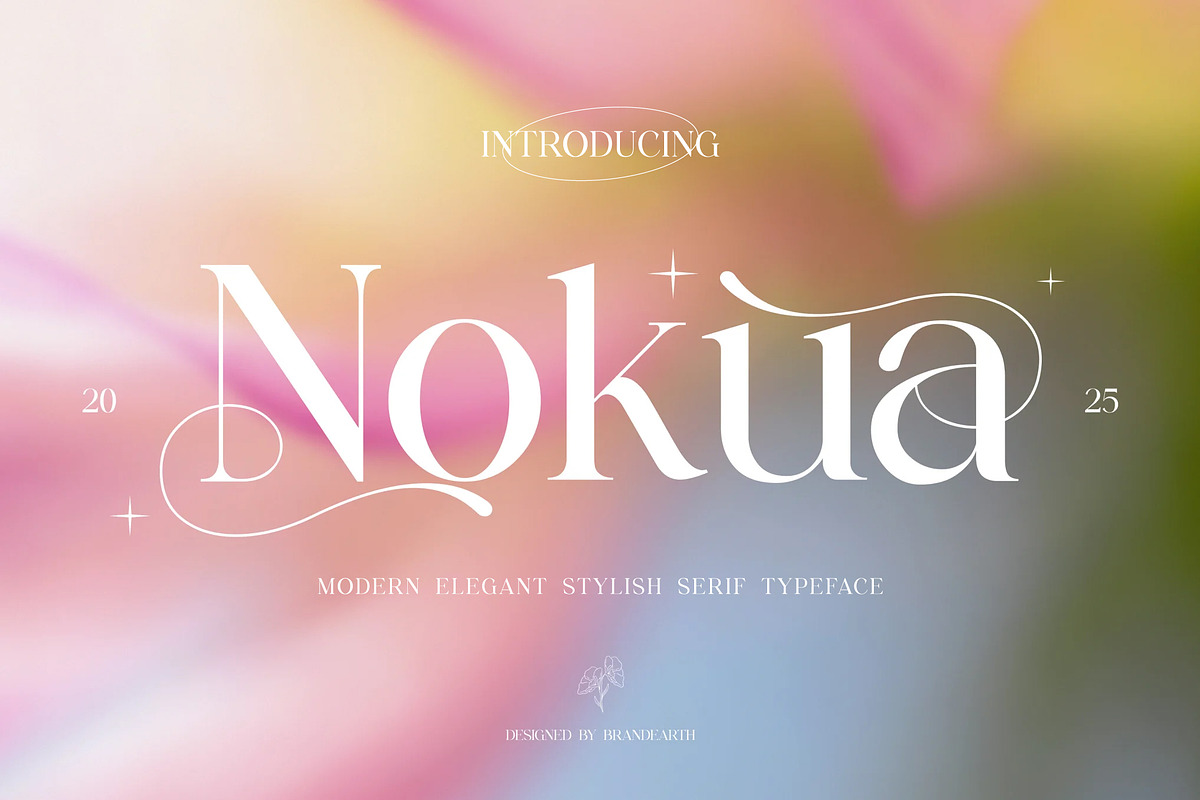 Nokua – Modern Elegant Serif, a Serif Font by Brand Earth (Photo 1 of 7)