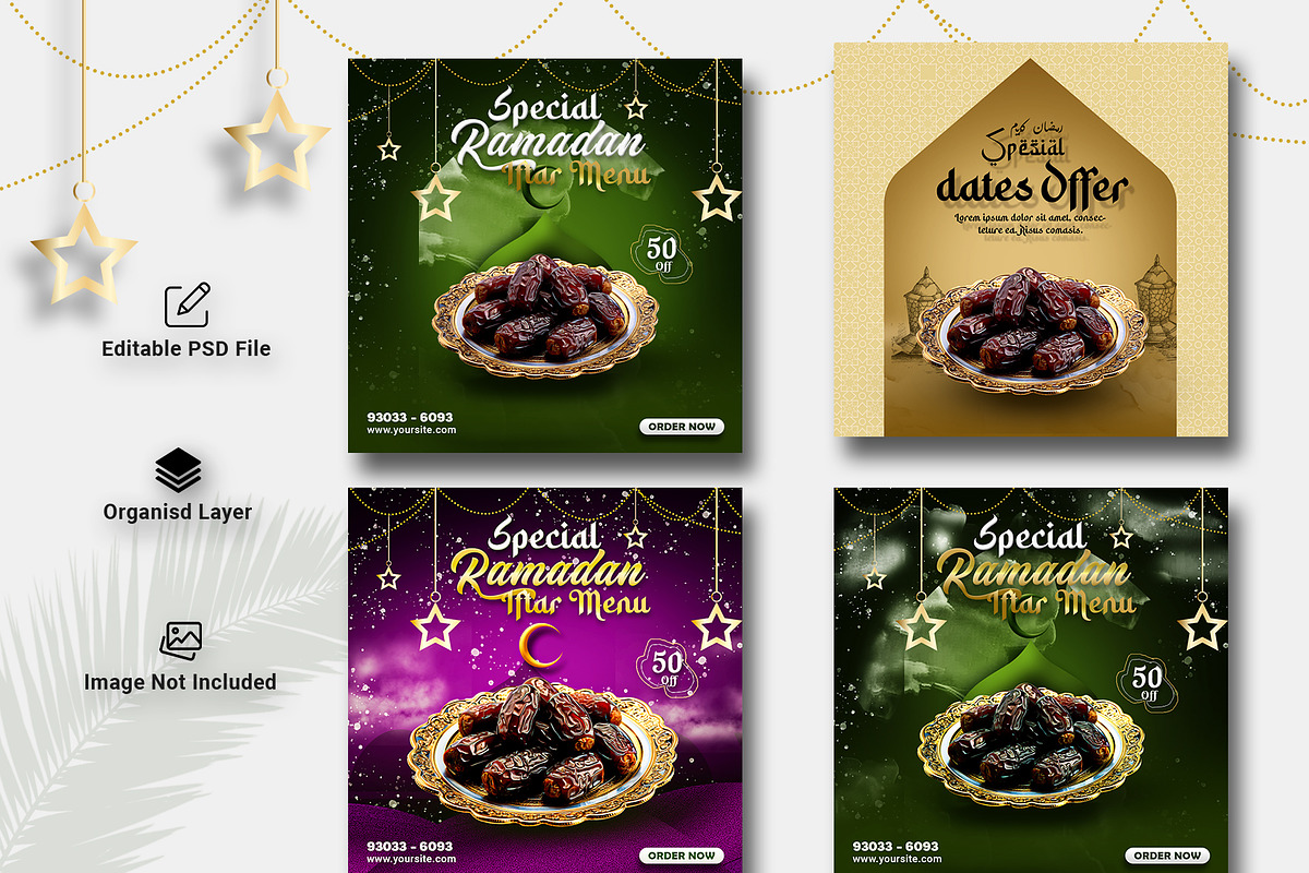 RamadanKareem Social Banner Template, a Social Media Template by Zamans