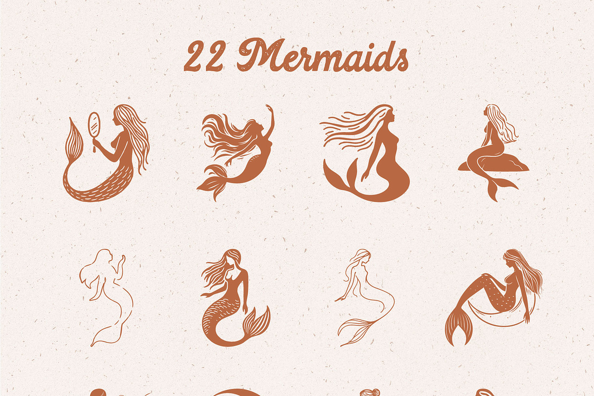 Mermaid Story, a Decorative Illustration by Anatartan Design (Photo 2 of 10)
