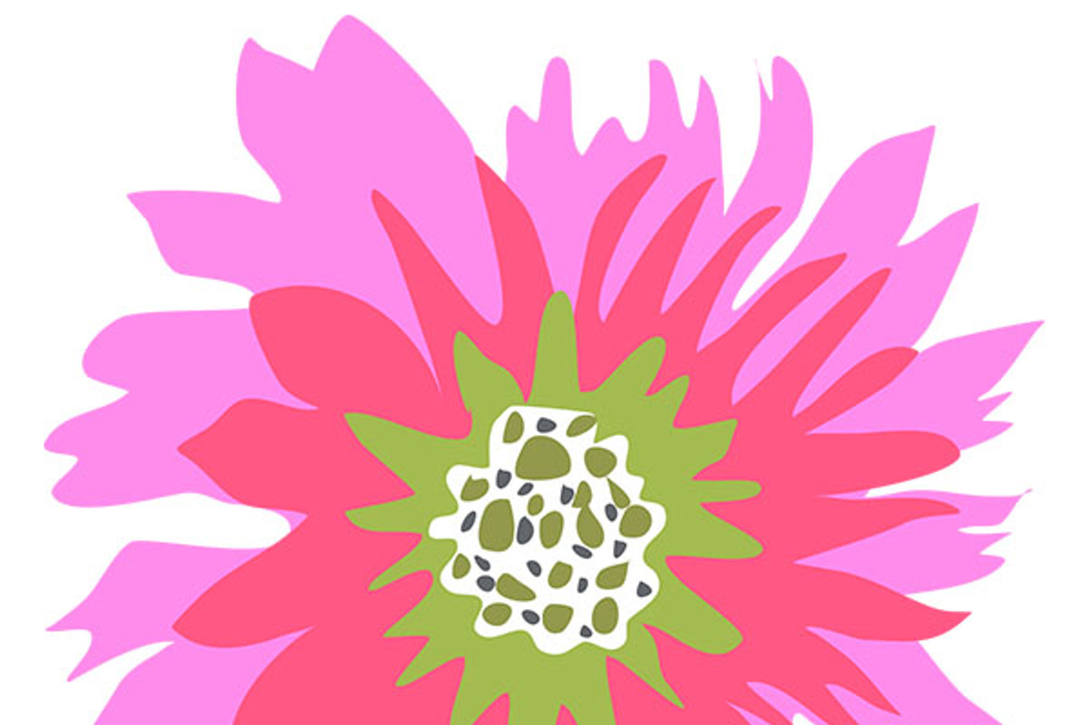 Flowers Clip Art Tropical, an Illustration by Karen Fields Design (Photo 3 of 3)
