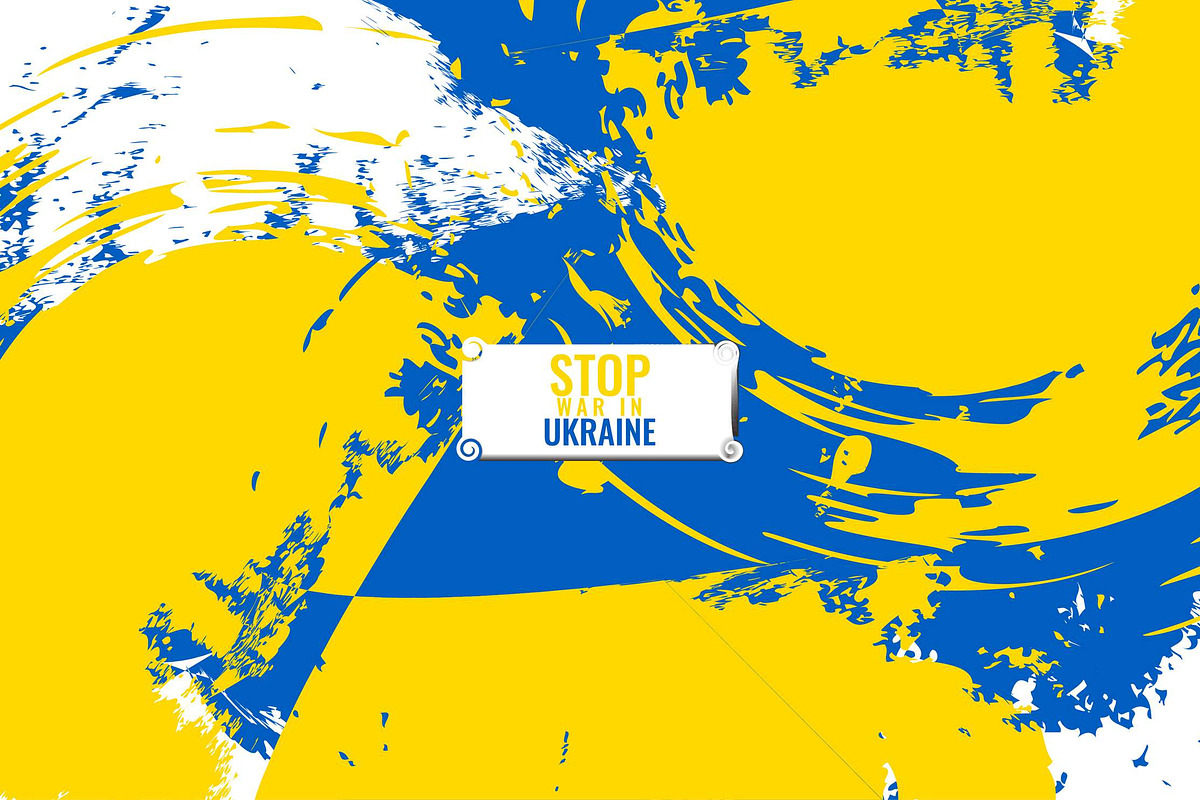 love and support Ukraine stop war, a Background Graphic by NJ Himel (Photo 4 of 9)