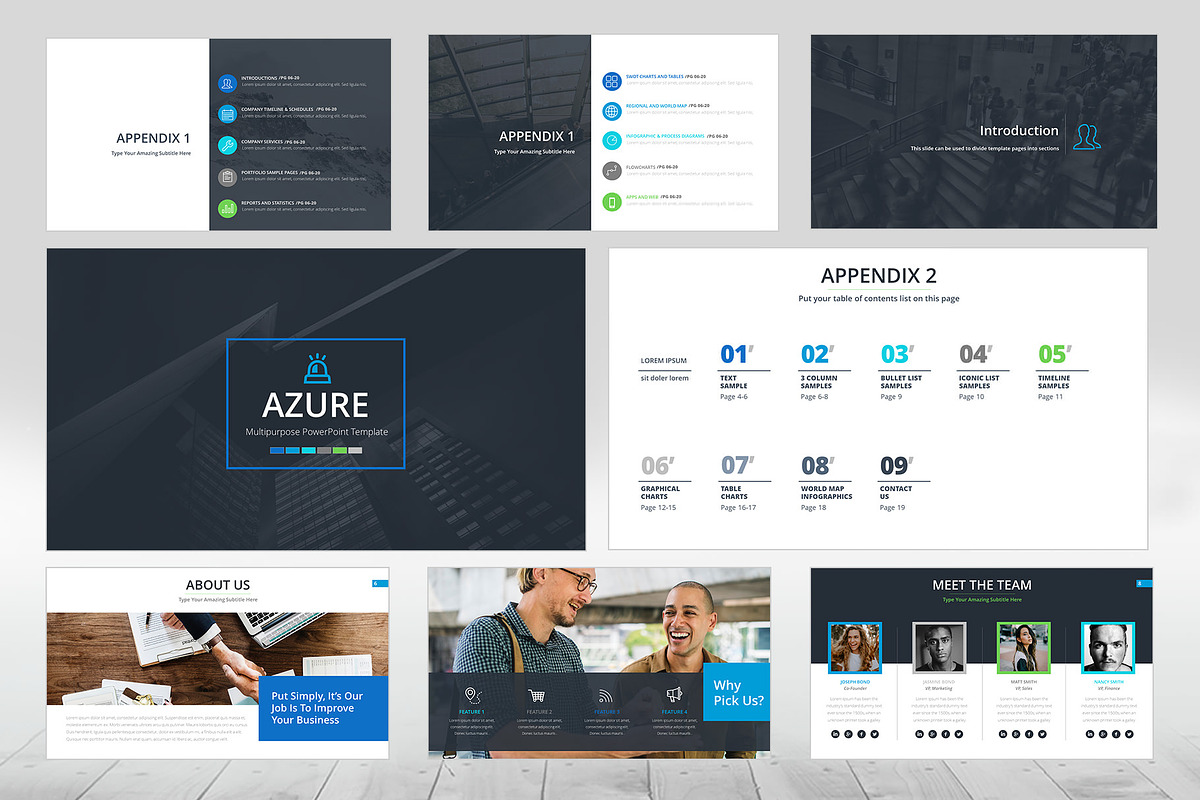 Multipurpose Powerpoint Template, a Presentation Template by pallabip (Photo 4 of 23)