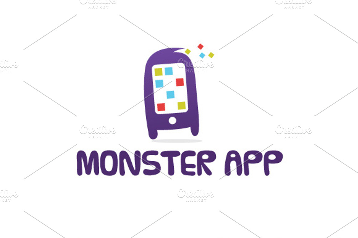 Monster App Logo, a Branding & Logo Template by MJL Creatives (Photo 1 of 3)