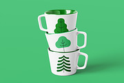 Forest trees, green plants set, a Decorative Illustration by Good Studio (Thumbnail 3 of 3)