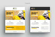 Construction Business Flyer, a Flyer Template by survivor (Thumbnail 2 of 4)
