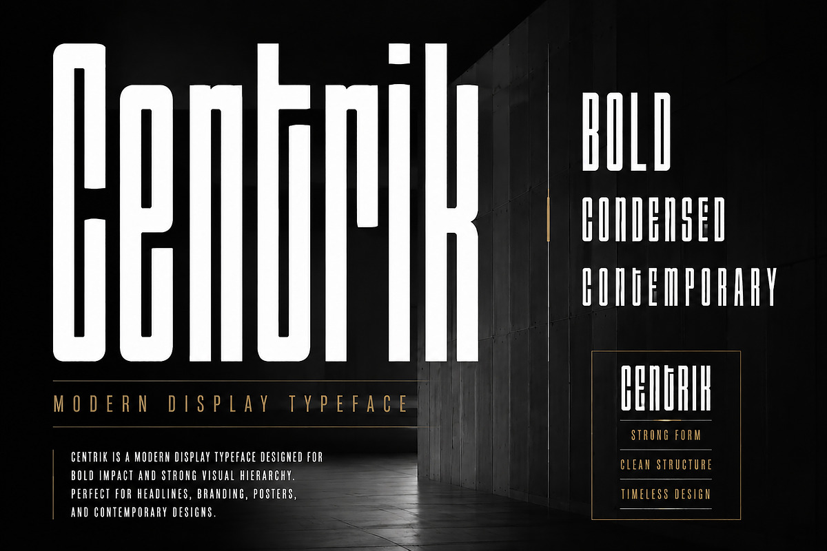 Centrik, a Slab Serif Font by Wow Magic (Photo 3 of 5)